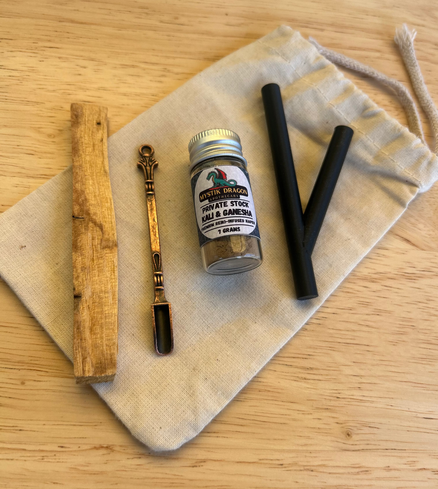 Hapé (Rapéh) Starter Kit + Kuripe Applicator